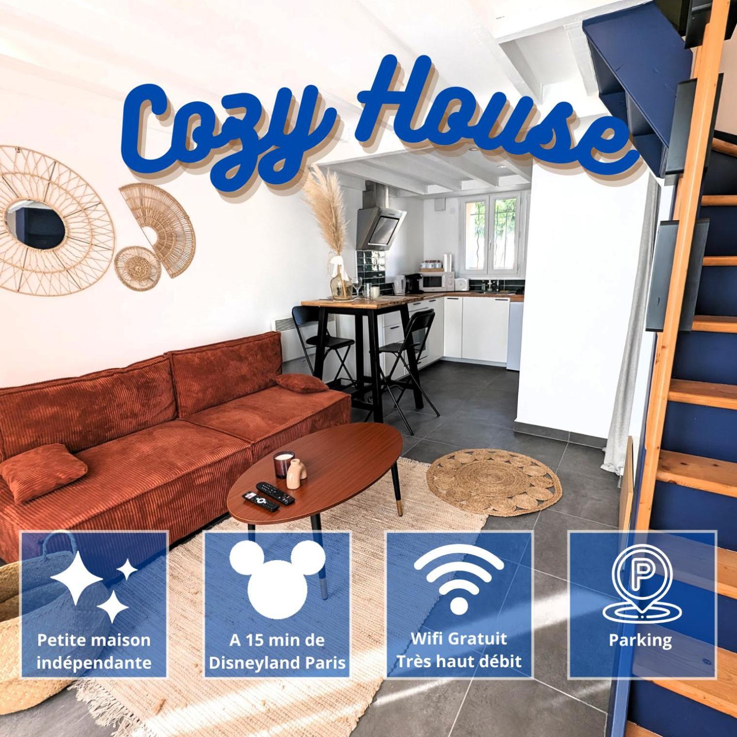 Cozy House - 15 Min Disneyland - 2 Parkings - Fibre Nanteuil-les-Meaux Ngoại thất bức ảnh